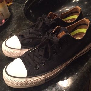 Slightly worn black converse -like new